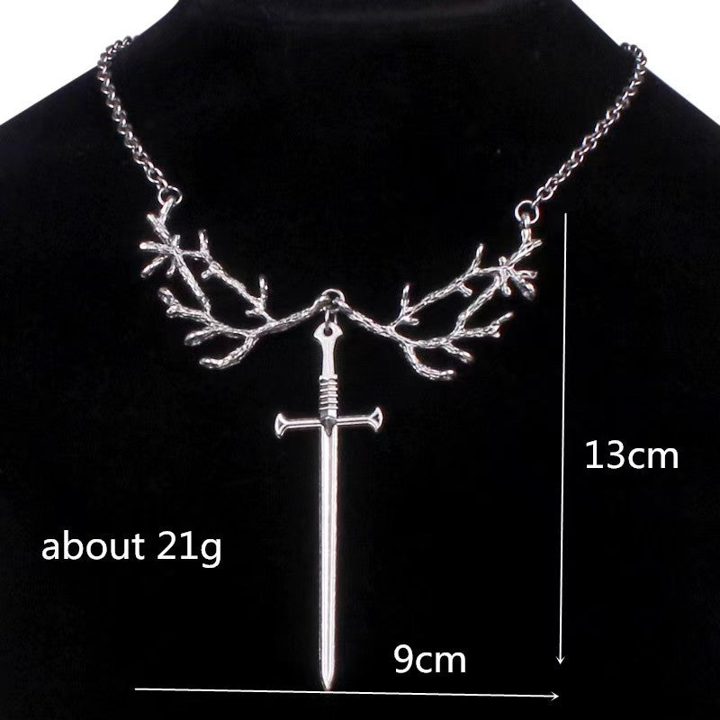 Wholesale Vintage Branch Cross Necklace