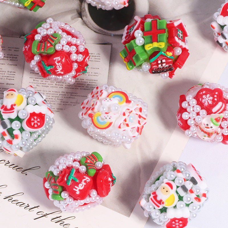 Wholesale 10pcs/packChristmas themed DIY  Beads