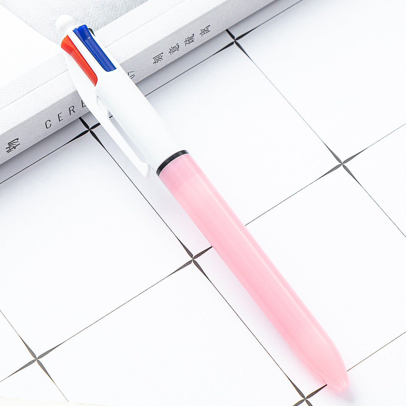 Wholesale Multi-color in-one Plastic Ballpoint Pen for Key Line Marking