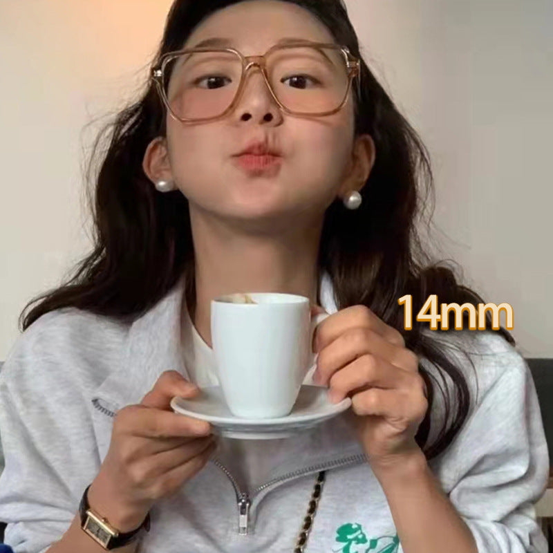 Wholesale 925 silver mosquito coil tray pearl ear clip