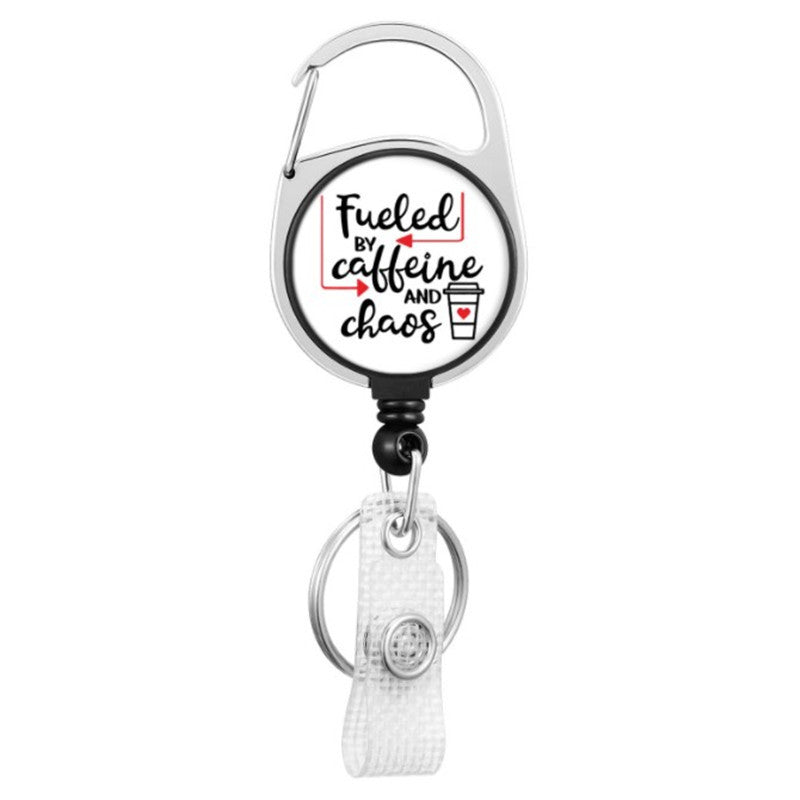 Wholesale Badge Reels ABS Doctor Nurse Carabiner Retractable Keychain