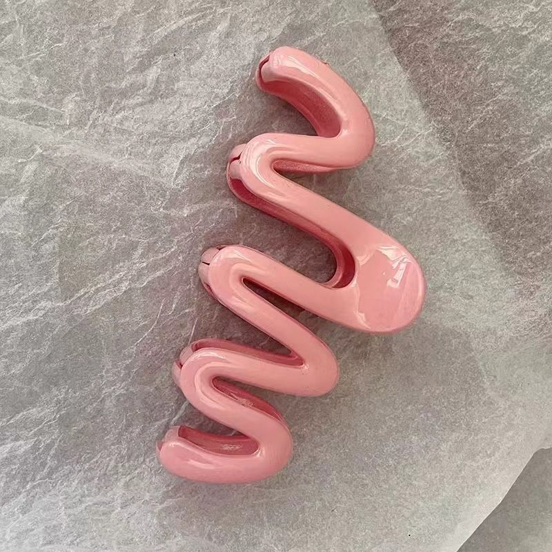 Wholesale Dopamine Wavy Line Hair Clips