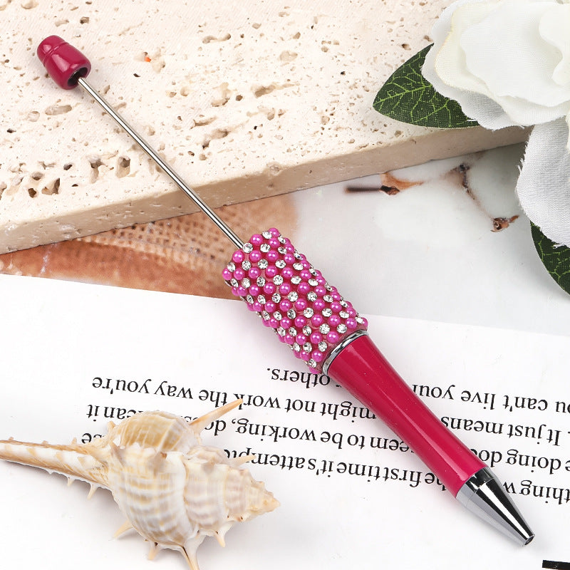 Wholesale 5pcs DIY Rhinestone Pearl Handmade Surface Mount Ballpoint Pen
