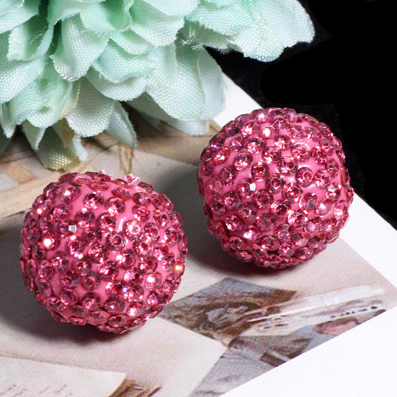 Wholesale 20pcs Soft ceramic colored round beads