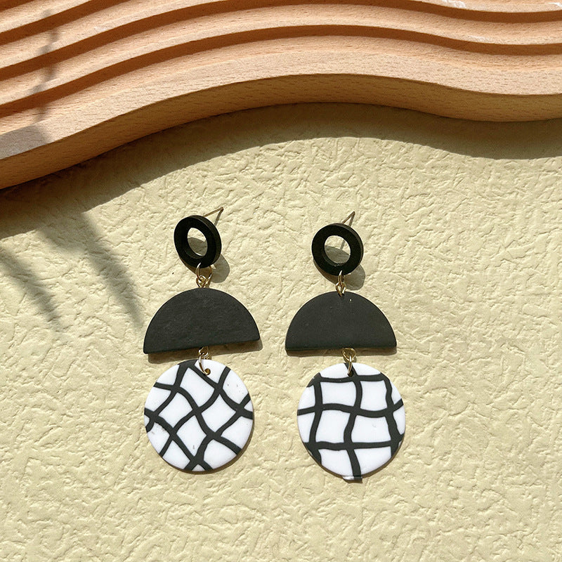 Wholesale of Autumn and Winter Clay Soft Ceramic Earrings
