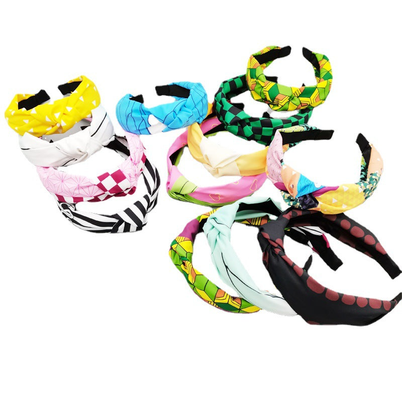 Wholesale Demon Slayer Knotted Headband