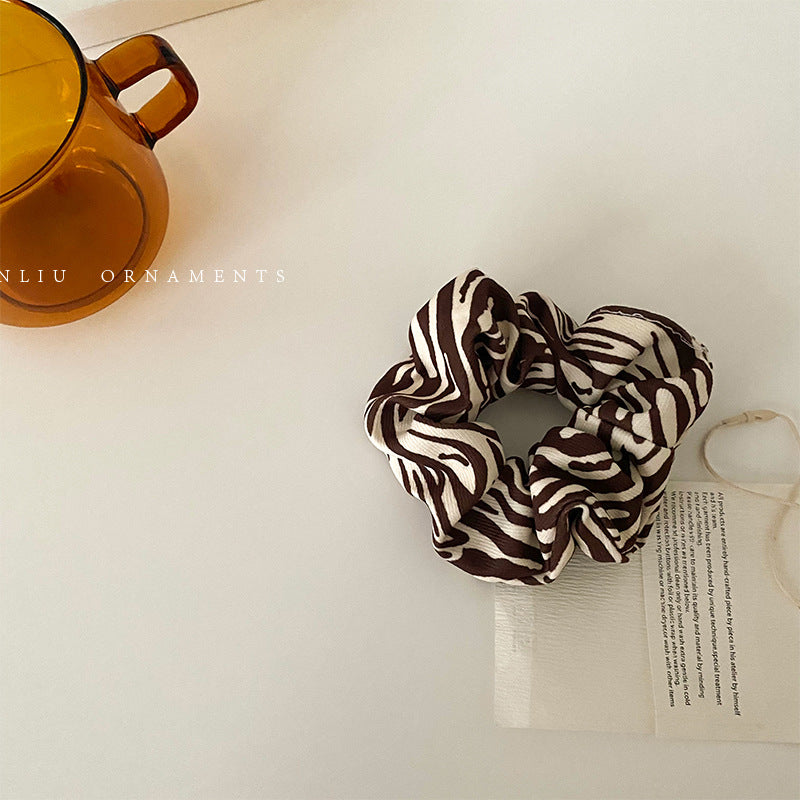 Wholesale Winter Leopard Print Hair Ties