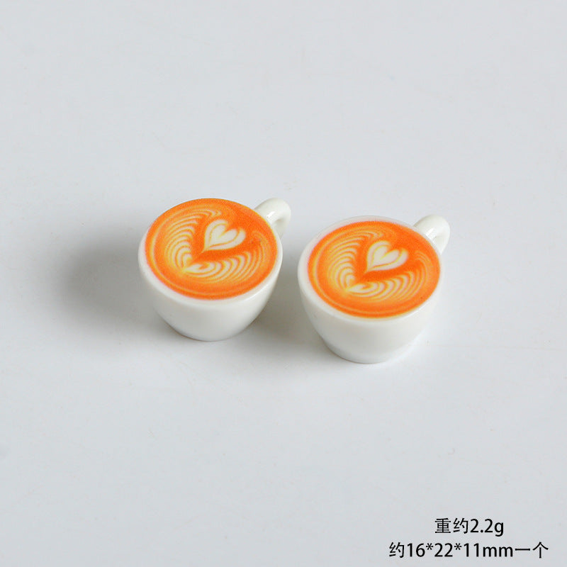 Wholesale Miniature Doll House Ornaments  Latte Art Coffee Cups  Doll Accessories