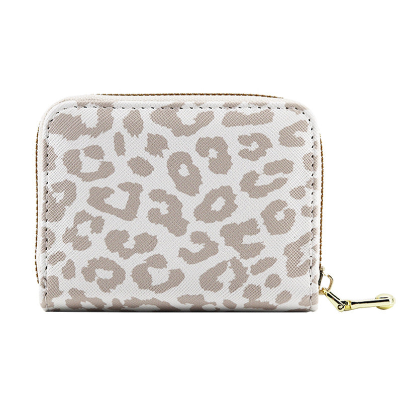 Wholesale Leopard Print Card Holder Large Capacity Wallet