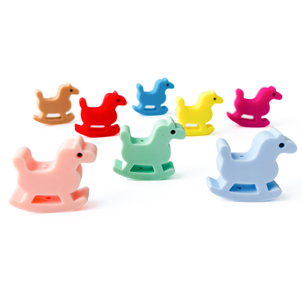 Wholesale 10PCS Silicone Cartoon Trojan Focal beads