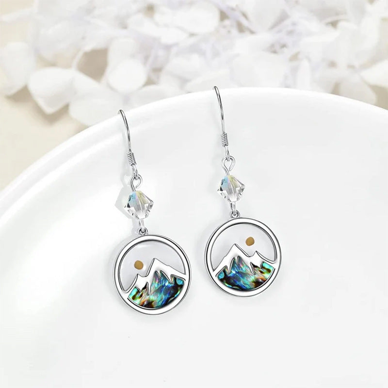 Wholesale Stainless Steel Bracelet Simple Shell Inlaid Mustard Seed Necklace