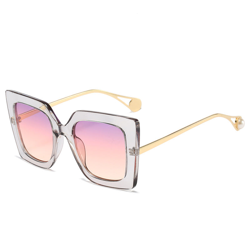 Wholesale Colorful Stylish Large Square Frame Sunglasses