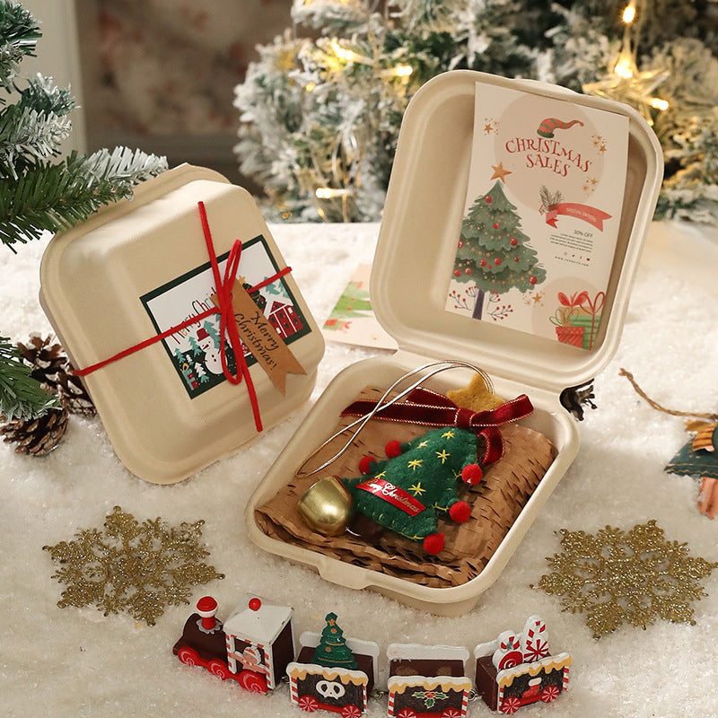 Wholesale Christmas gift plush Christmas tree pendant Christmas decoration