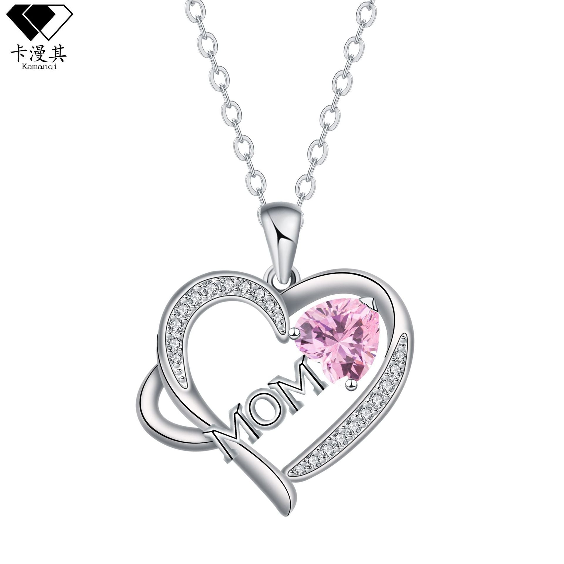 Wholesale Valentine' s Day Heart-Wrapped Necklace