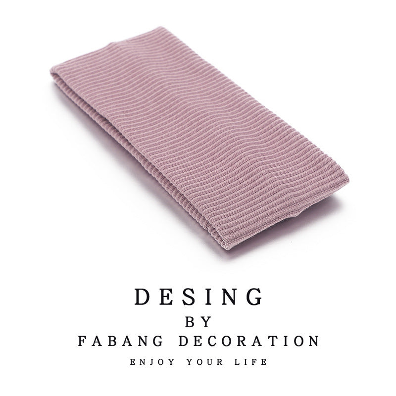 Wholesale Knitted silk scarf sweat-absorbing running sports face washing headband