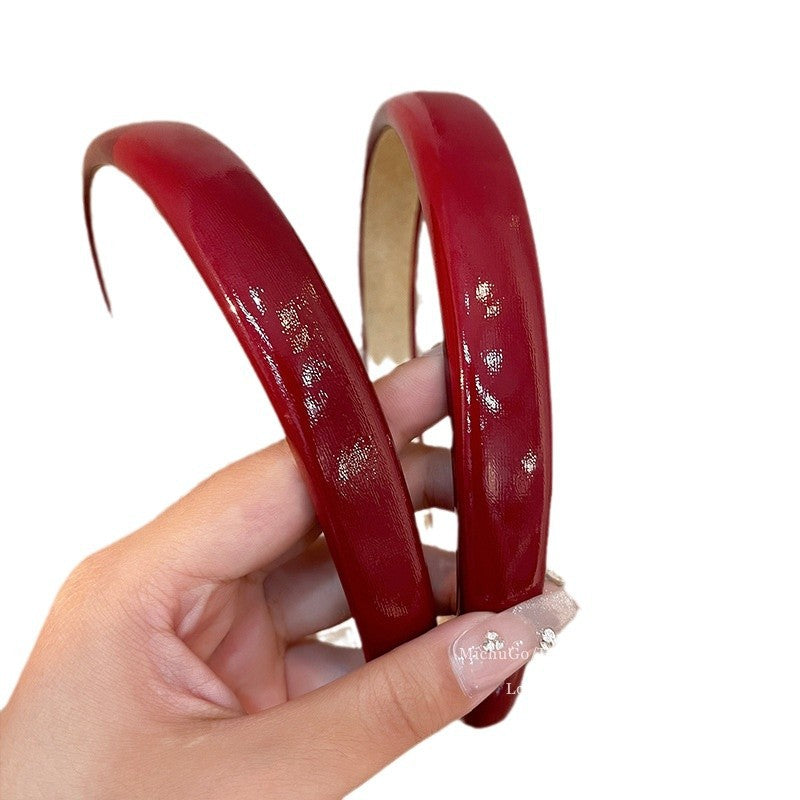 Wholesale Vintage Ankora Red Leather Headband