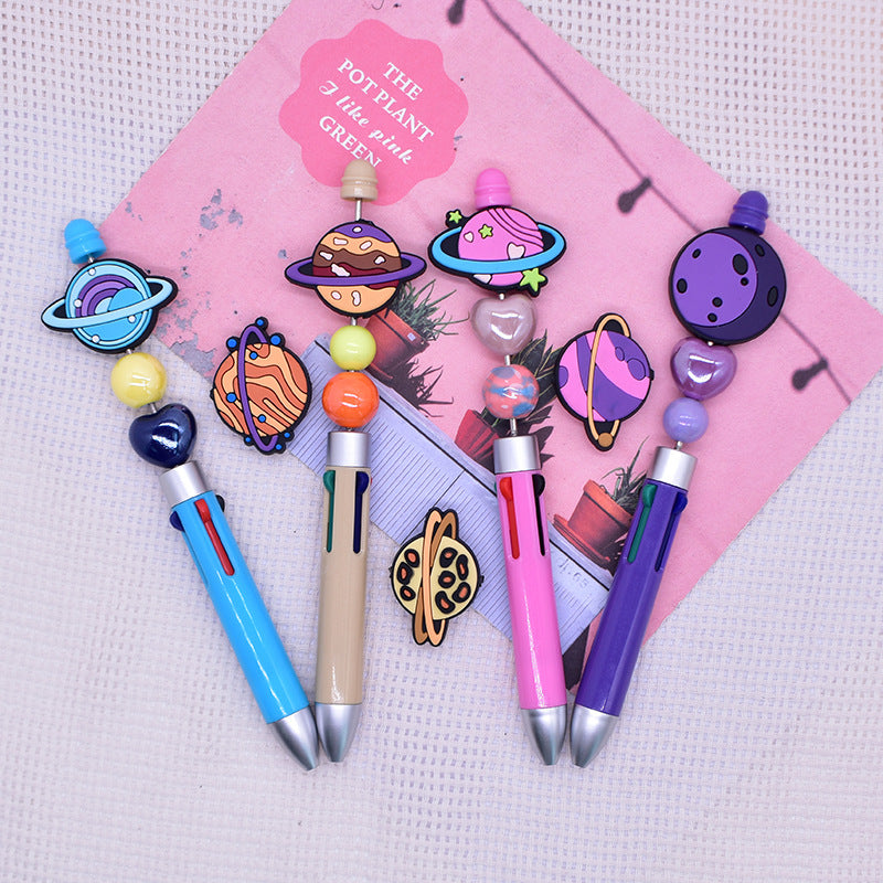 Wholesale Random 100pcs Small Planet Beads DIY Focal Beads