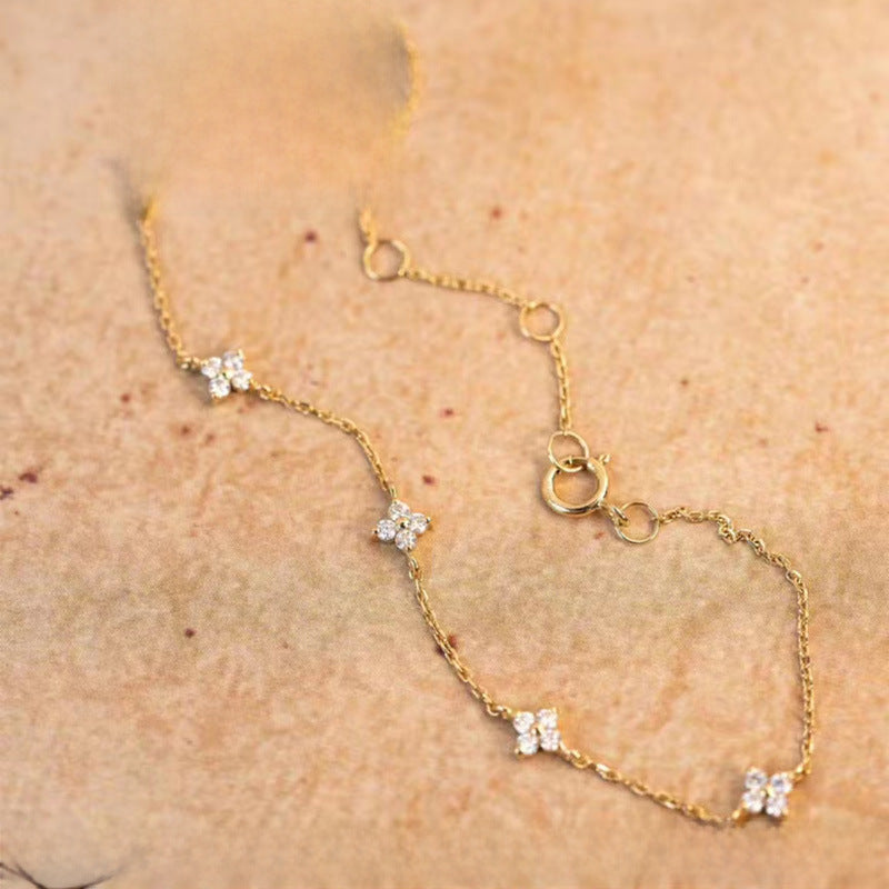 Wholesale sterling silver bracelet zircon jewelry