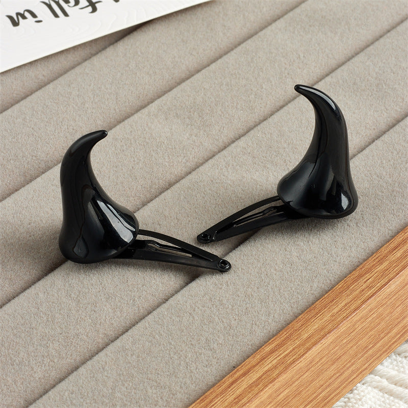 Wholesale  devil horns cute  anime headdress edge clip