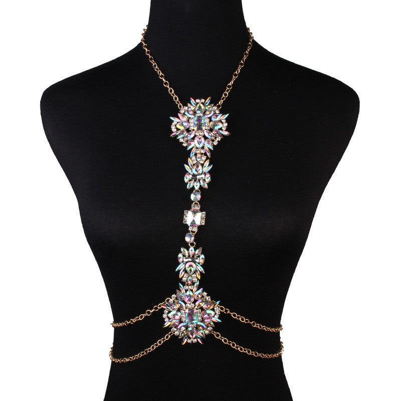 Wholesale Alloy Exaggerated Necklace Body Chain