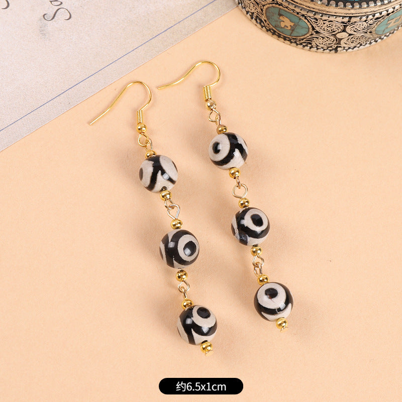 Wholesale Ethnic Style Retro Art Earrings