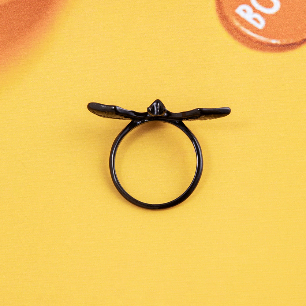 Wholesale Halloween Gothic Bat Alloy Ring