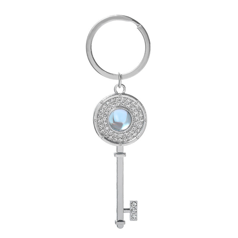 Wholesale Zinc Alloy New Gemstone Keychain