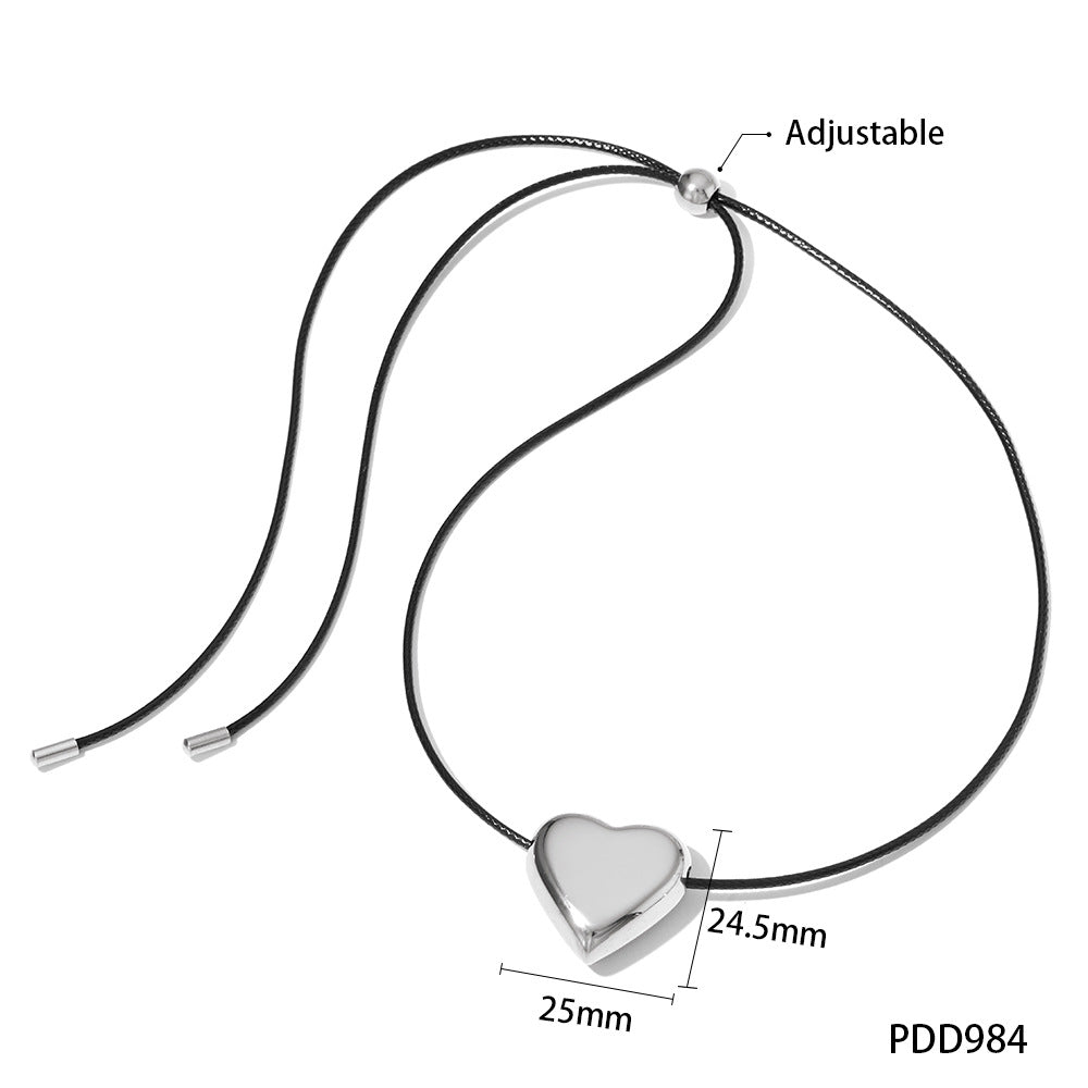 Wholesale of Large Love Stainless Steel Necklaces