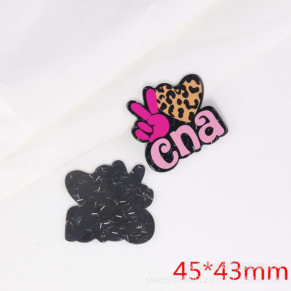 Wholesale 10PCS FlatBack Medical Acrylic Pin Accessories