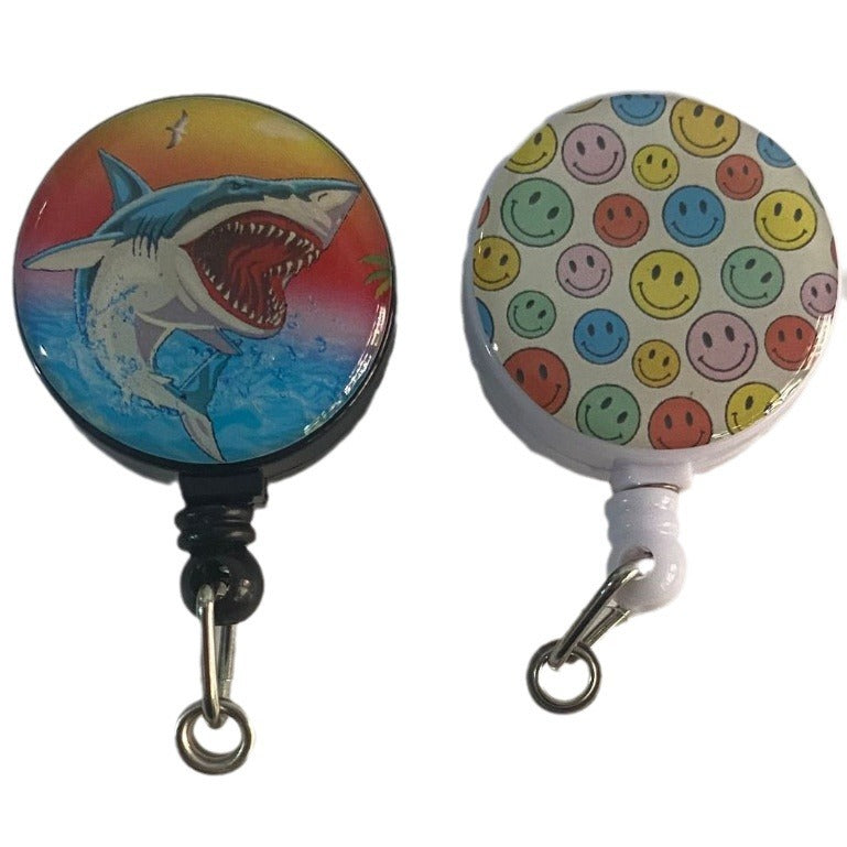 Wholesale Easy-pull buckle plane telescopic buckle easy-pull key chain badge clip