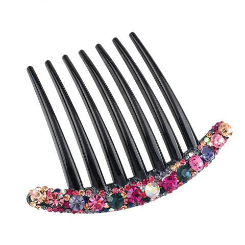 Wholesale Diamond Flower Hairpin Comb Hair Ponytail Clip