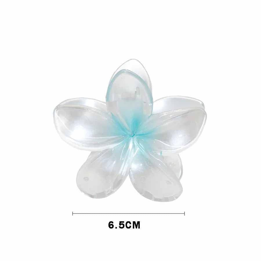 Wholesale Large 8CM Gradient Color Plumeria Flower Hairpin