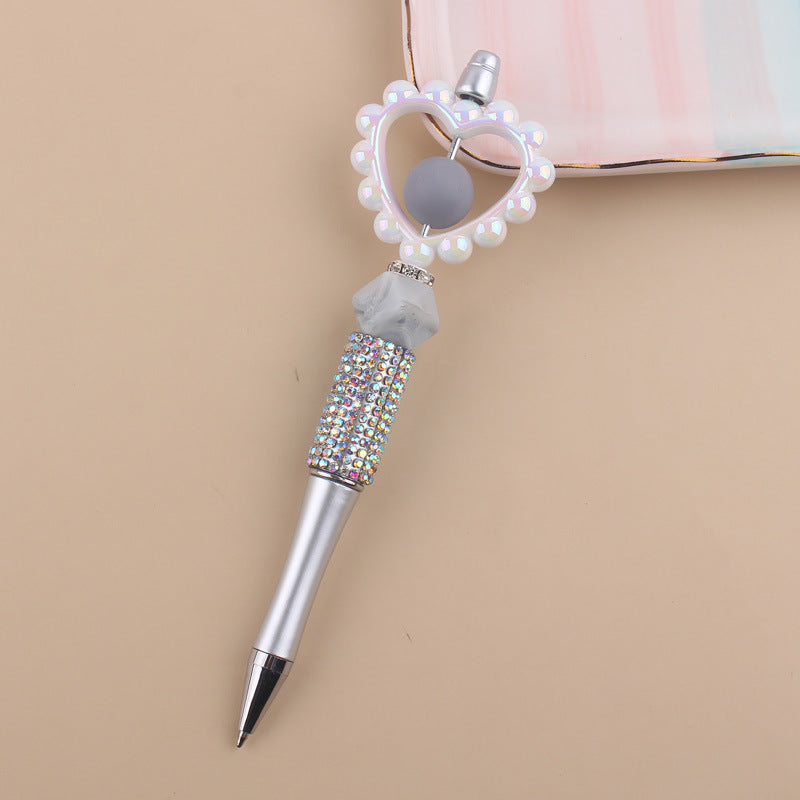 Wholesale Beaded Pens Love Beaded Silicone Water Diamond Beaded Pen