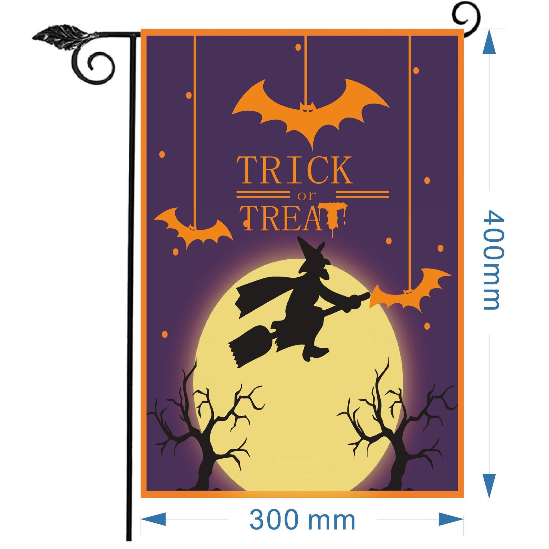 Wholesale Christmas garden flag linen print outdoor small flag yard decoration flag