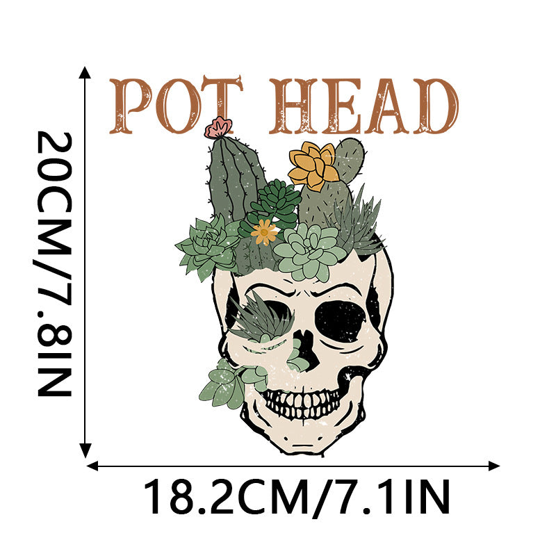 Wholesale 10pcs Cactus Flower Mushroom Skull UV DTF Ready to Press Transfers Wraps