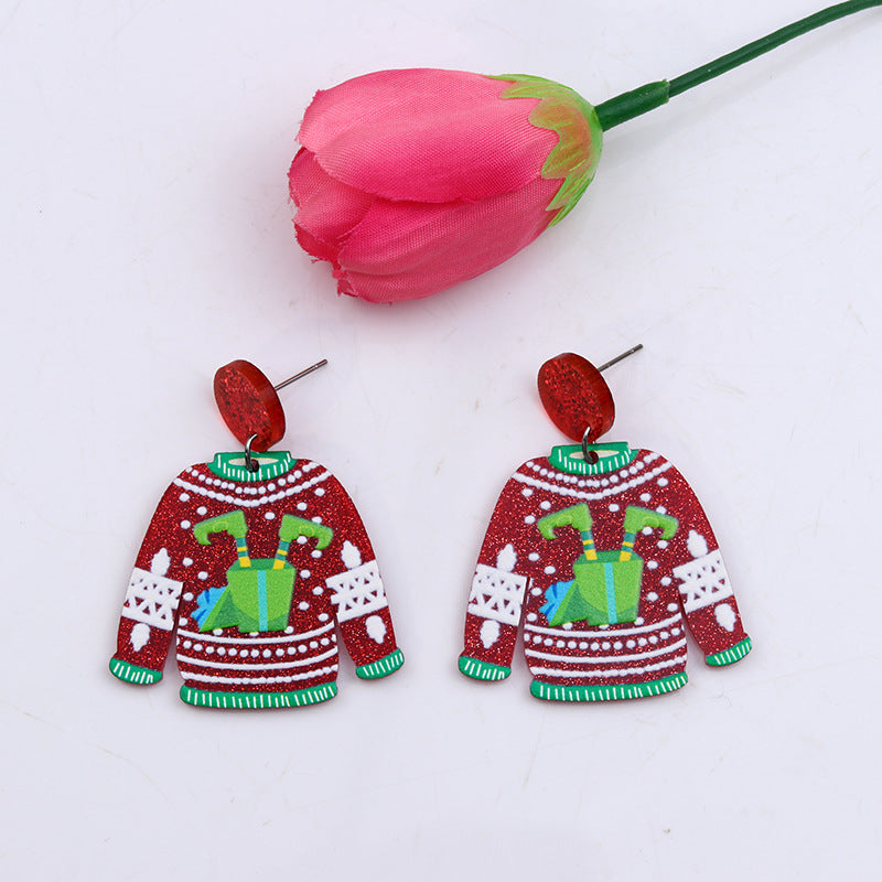 Wholesale Christmas Earrings Studs