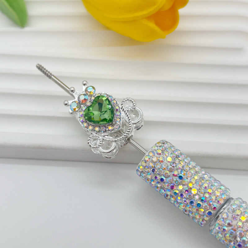 Wholesale 20pcs Alloy Full Diamond Pumpkin Carriage Love Crystal Beads