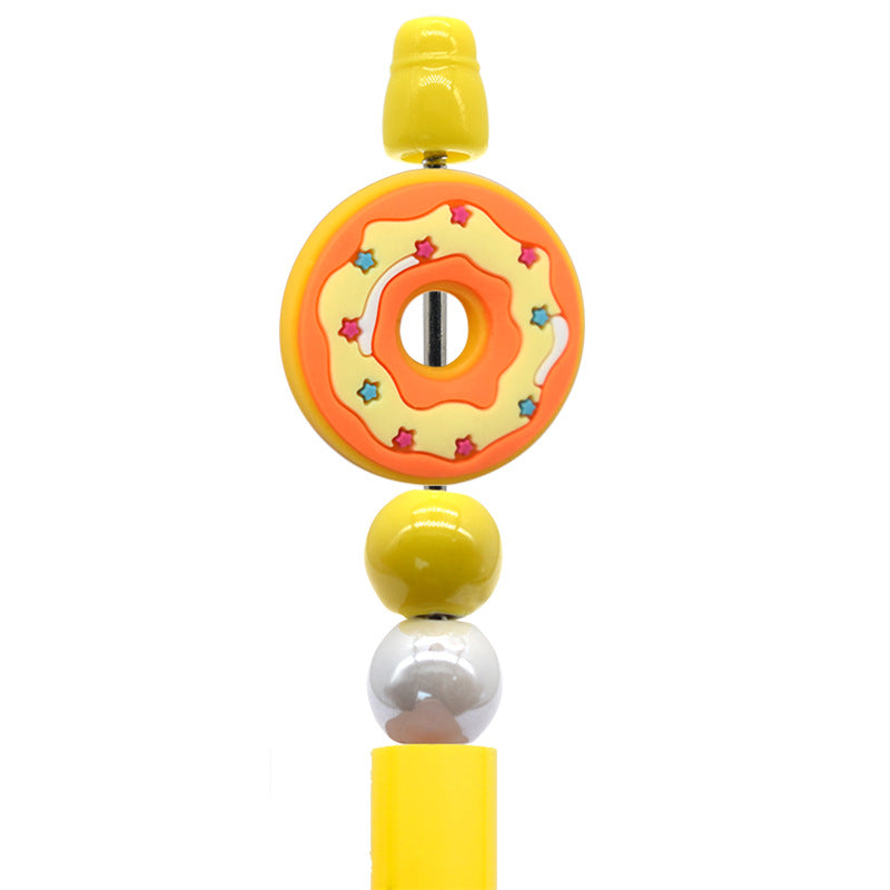 Wholesale Random 100pcs Product Donut Series Creative  Focal Beads