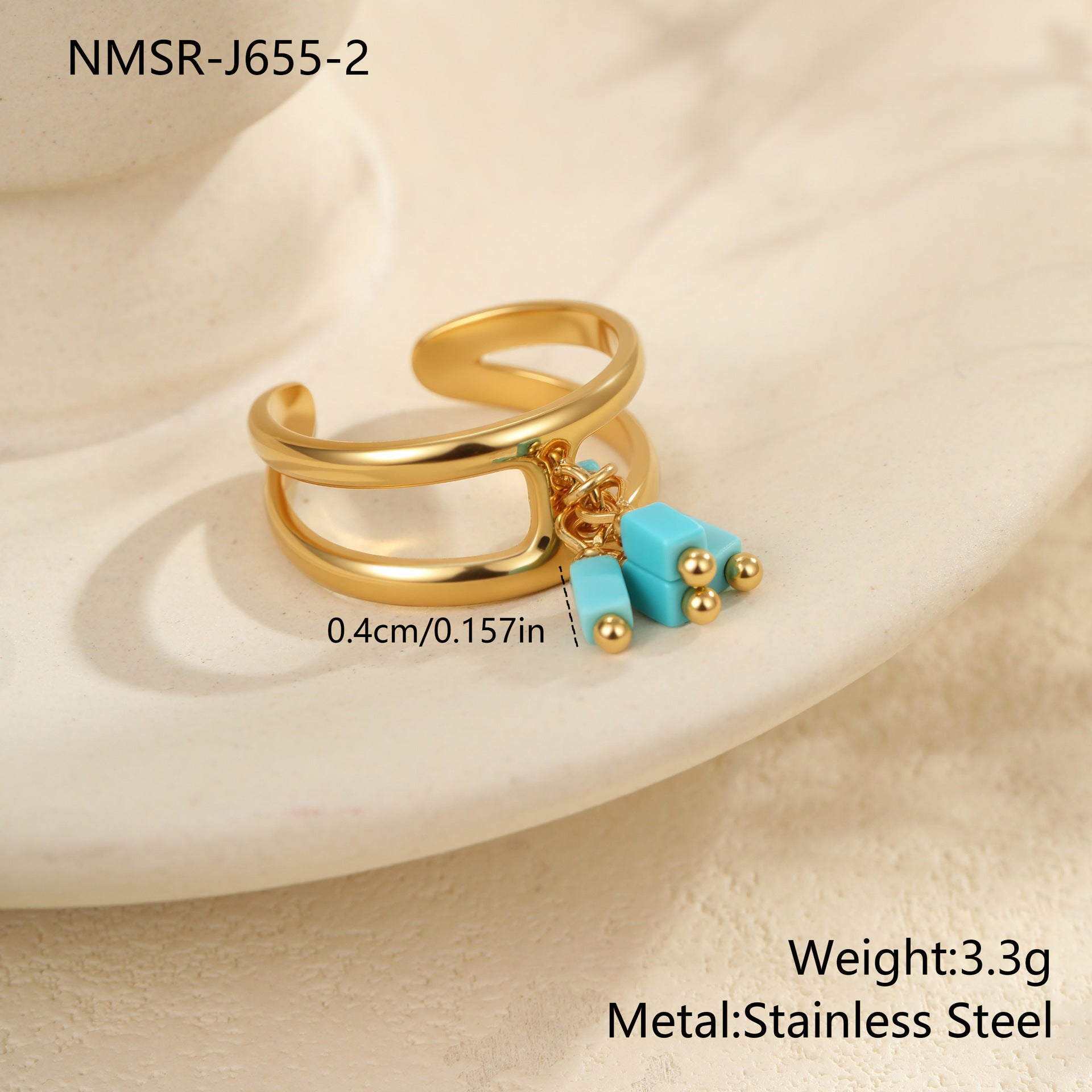 Wholesale Turquoise natural stone Necklace Set