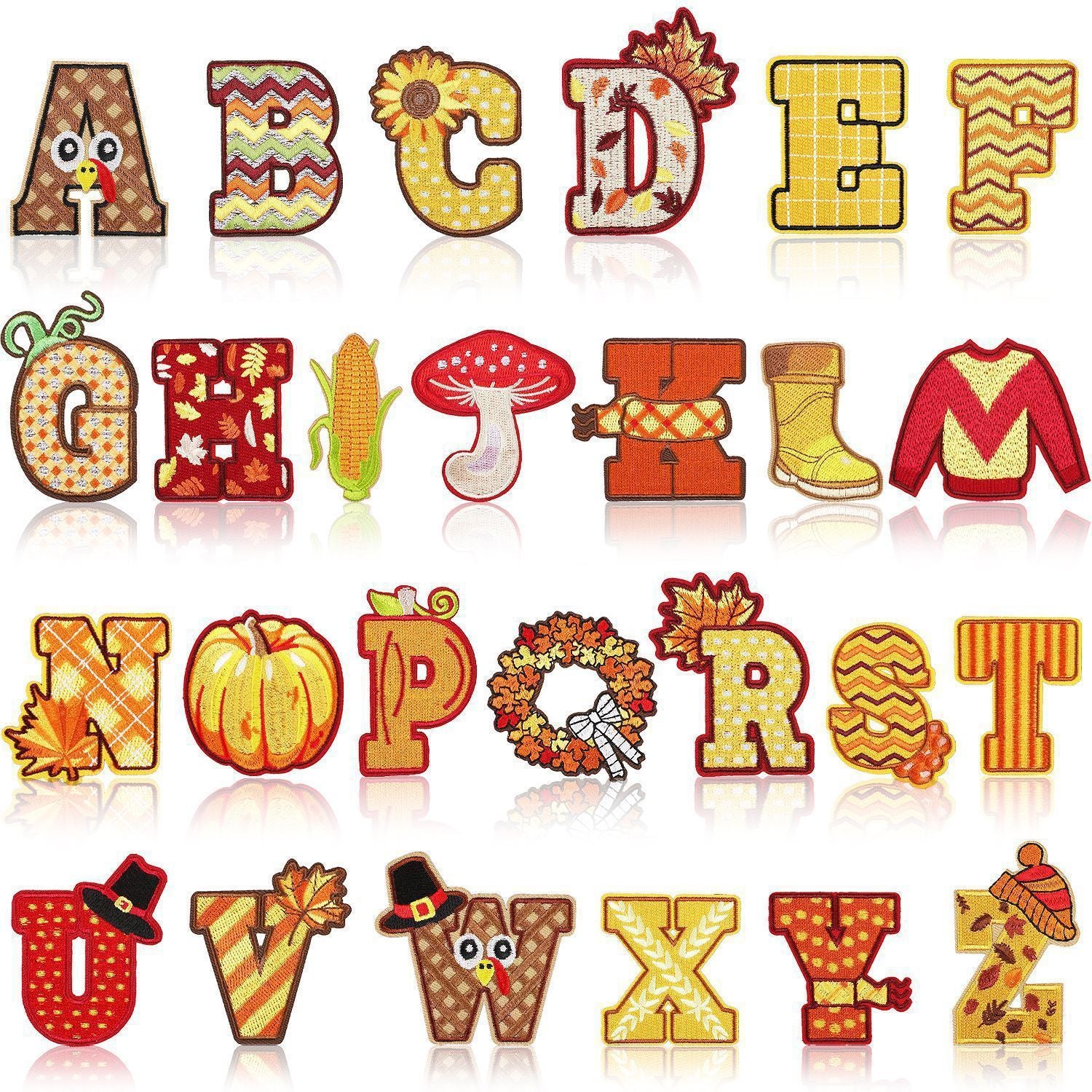 Wholesale Christmas embroidery cloth stickers letters  DIY Patches