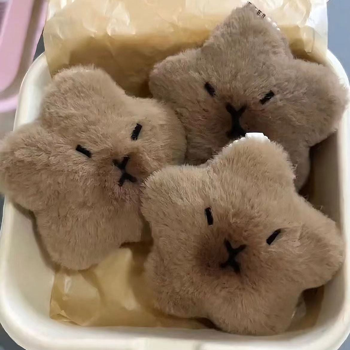 Wholesale Cute Pufferfish Plush Ball Keychain