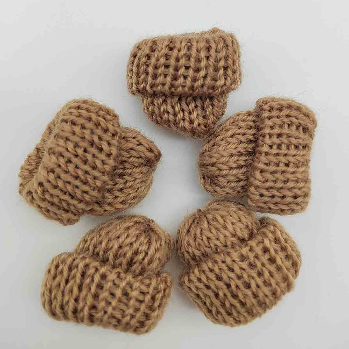 Wholesale Wool Knitted Small Hat Clothing Accessories Decorative DIY Accessories Korean Mini Jewelry Toy Decorative Finger Cap