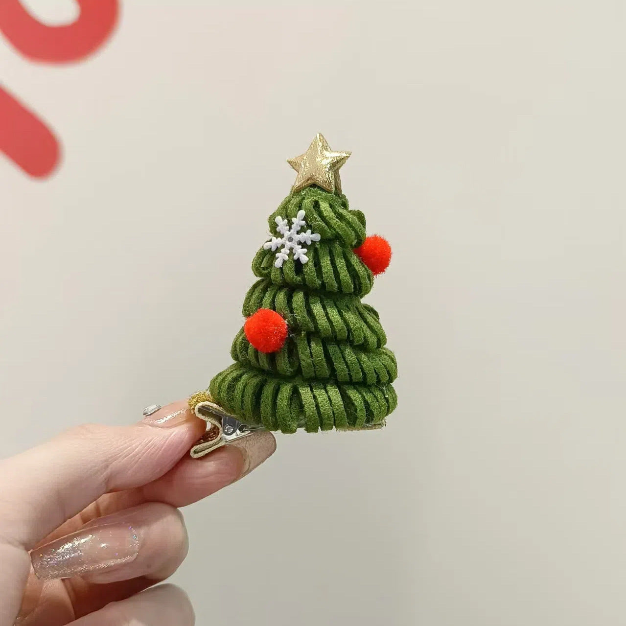 Wholesale Christmas Plush Bow Headband OLY-HD-XHX001