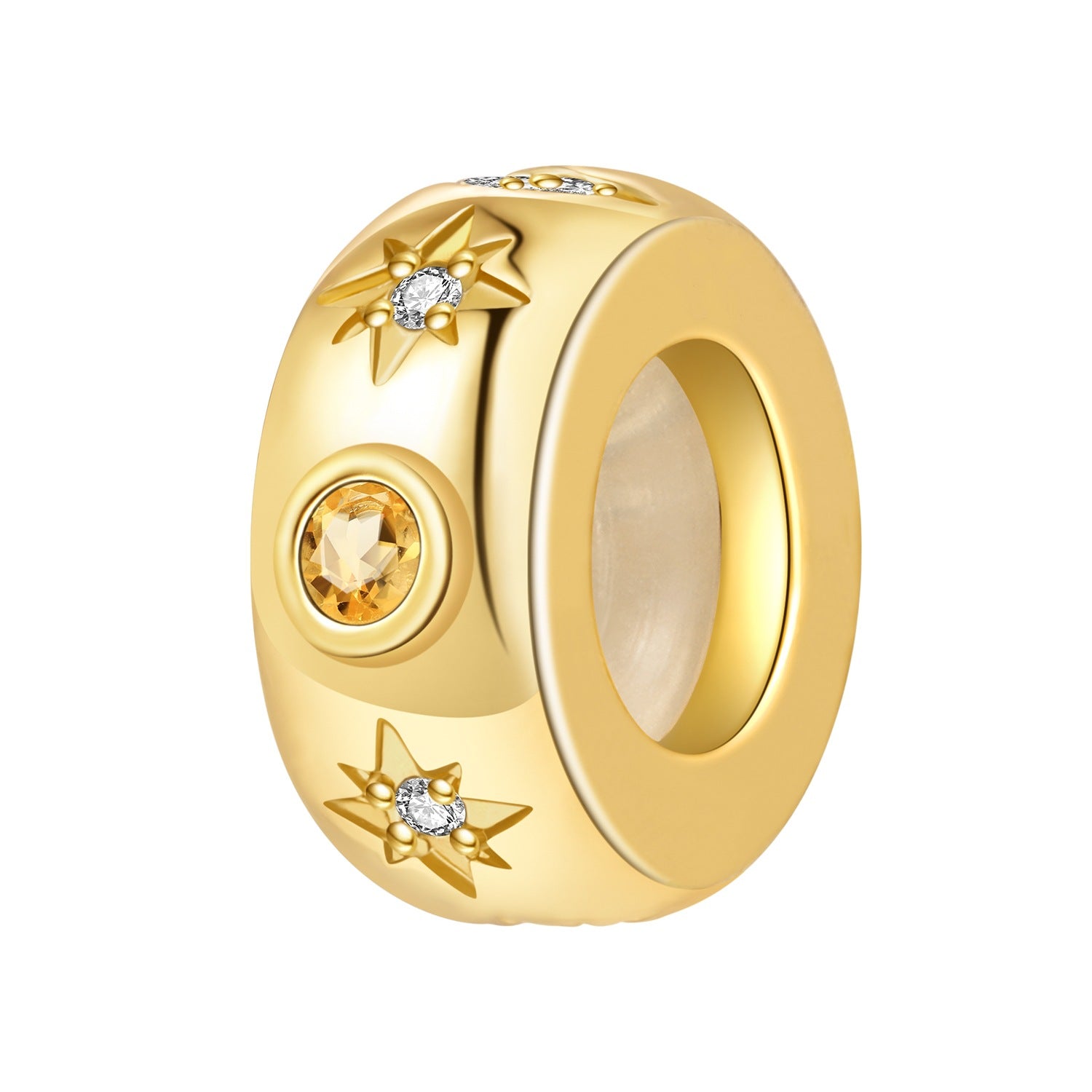 Wholesale Sun Moon Stars Diamonds Silver Plated Charms