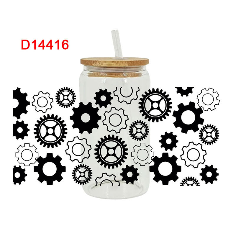 Wholesale UV Transfer Paste Glass Crystal Label Crystal Paste 16OZ UV DTF WRAPS