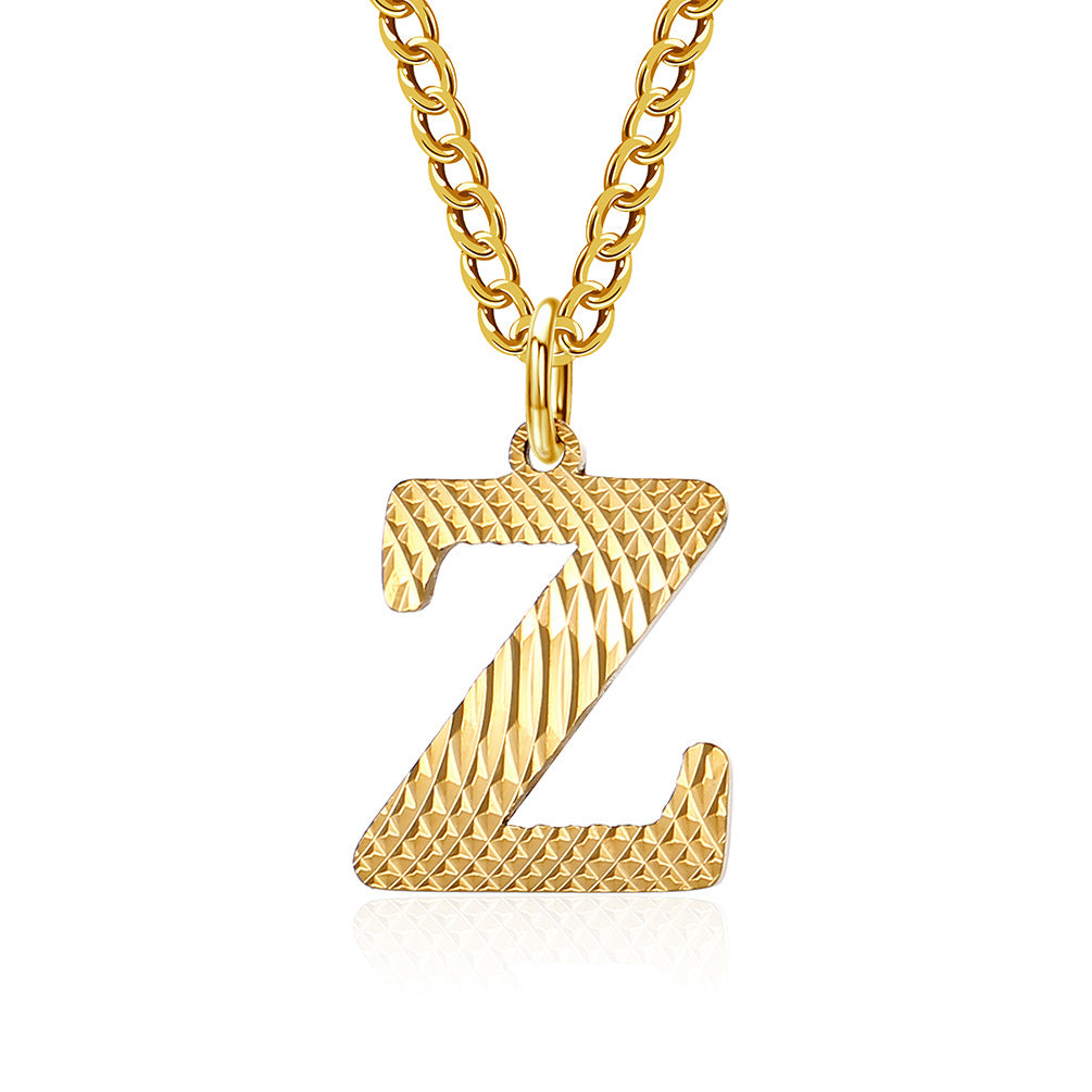 Wholesale English Letter Titanium Steel Necklaces