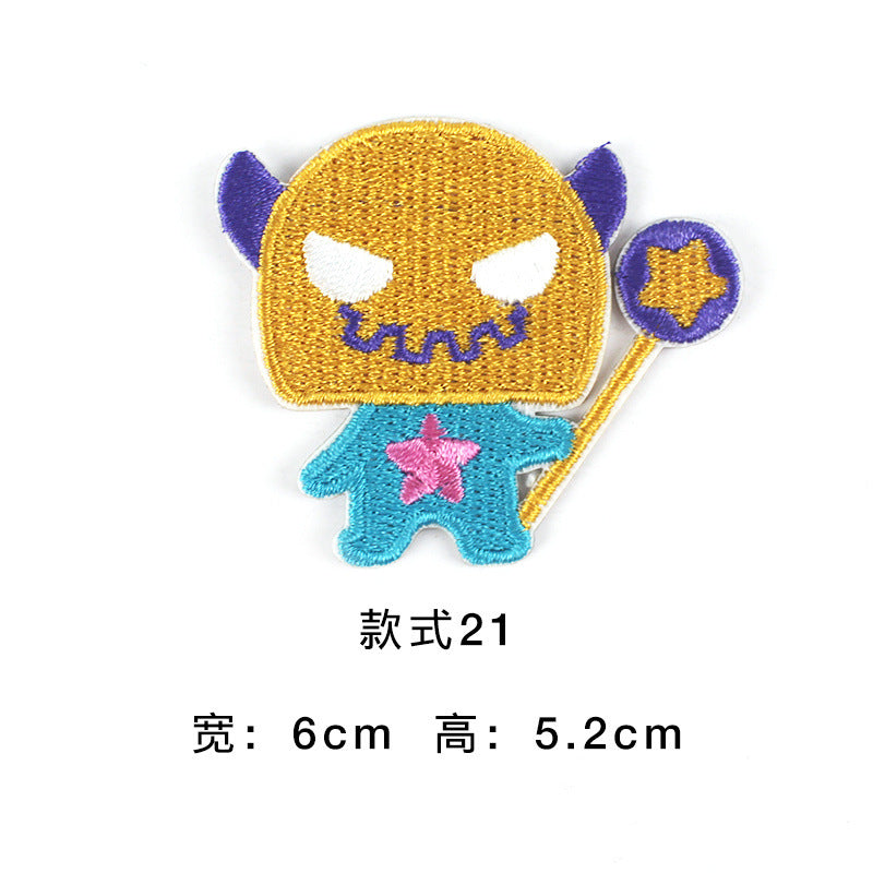 Wholesale Modern Astronaut Planet Embroidered Patch Self Adhesive Cloth Decorative Patch For Clothing Shoes And Bags Fashion Accessory