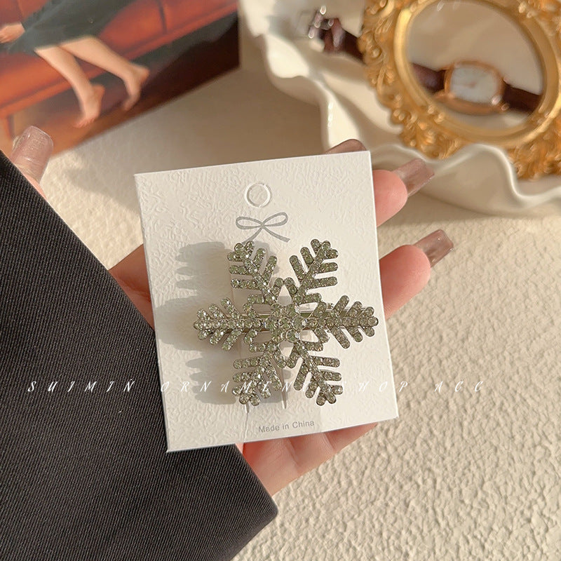 Wholesale Christmas Snowflake Hair Clips