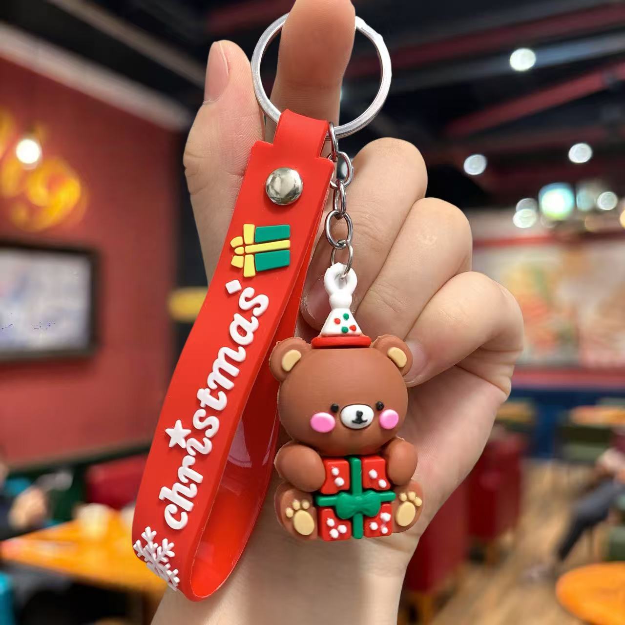 Wholesale Christmas keychain  gift pendant  Keychains