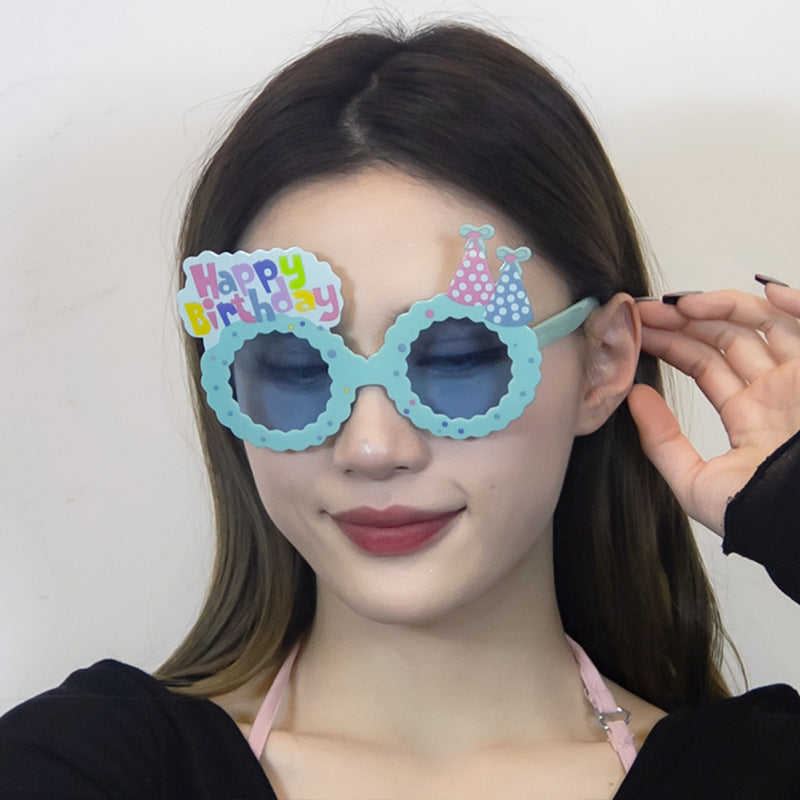 Wholesale ABS Funny Glasses Decoration Party Birthday Glasses